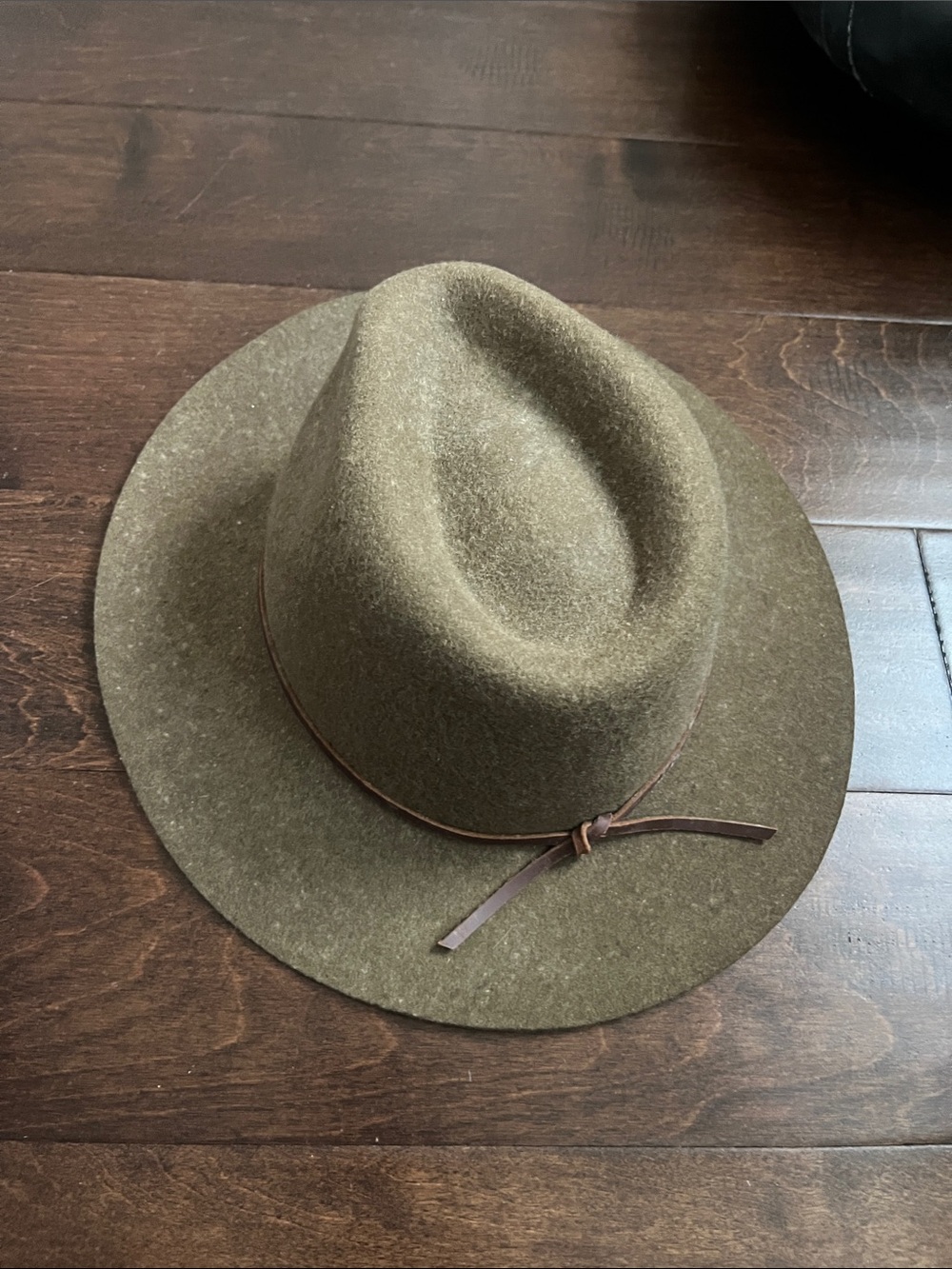 Brixton Olive Green Wool Hat